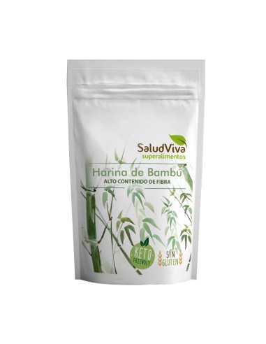 Harina de Bambú, 375 gramos - Salud Viva.