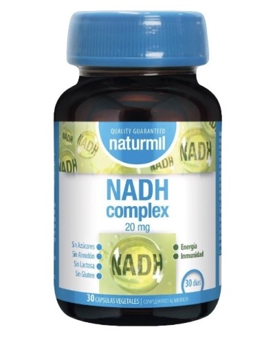 NADH, complex, 20 mg, 30 cápsulas...