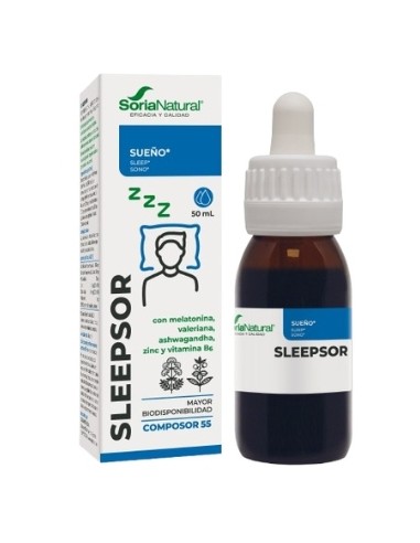 Sleepsor, Composor 55, 50ml, Vegano - Soria Natural