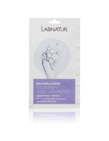 Mascarilla Facial Peeling Colágeno y Ácido hialurónico, 10ml - Labnatur.