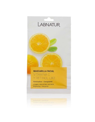Mascarilla Facial Peeling Vitamina C y Retinol Like, 10ml - Labnatur.