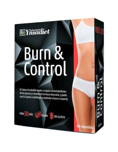 Burn & Control, con Forskohlii, 60 cápsulas - Ynsadiet.