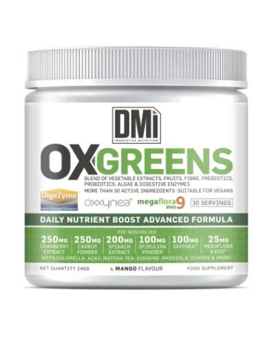 OX Greens, 240 gramos, sabor Mango - DMI