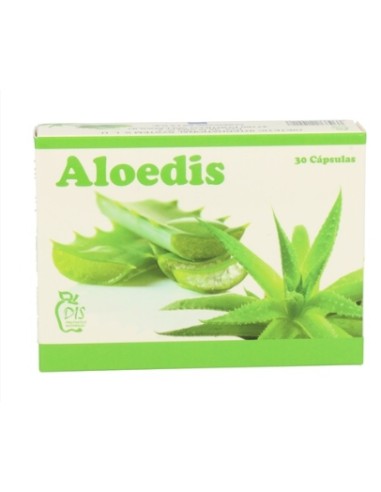 Aloedis, Aloe y Carbón Vegetal, 30 cápsulas - Dis