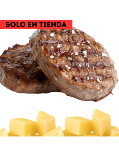 Hamburguesa, Pollo Queso - Fitness Burger.