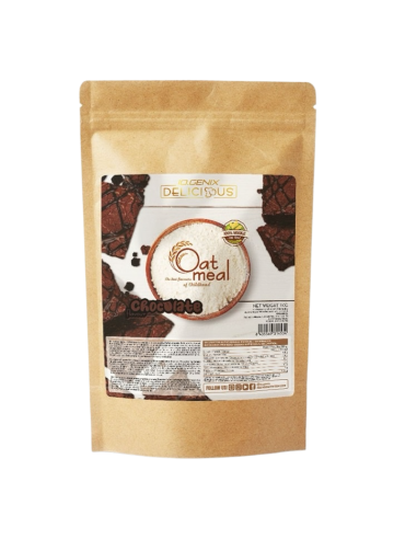 Harina de avena, sabor Chocolate, 1Kg - Iogenix.