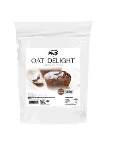 Harina de avena, sabor Brownie, 1,5Kg...