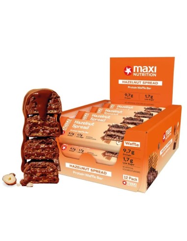 Barrita, Barquillo con crema de de avellanas, 39 gramos - Maxi Nutrition.