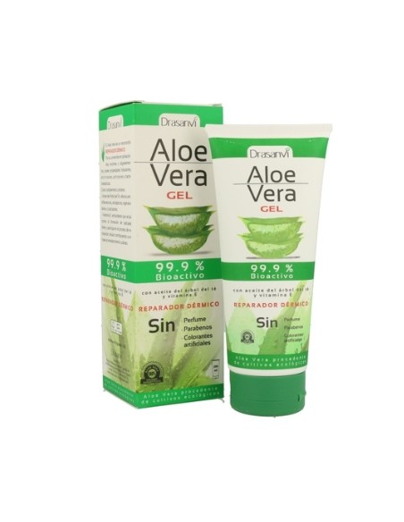 Aloe Vera, Gel, 99,9% Bioactivo, 200 ml - Drasanvi.