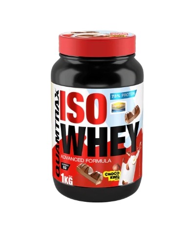 Proteína ISOWHEY,  sabor Choco King, 1Kg - Quamtrax.