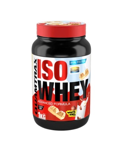 Proteína ISOWHEY, sabor White King, 1Kg - Quamtrax.