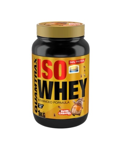 Proteína ISOWHEY, sabor Swirl Caramel, 1Kg - Quamtrax.