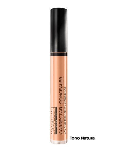 Corrector de Ojeras, Tono Natural - Camaleon Cosmetics.