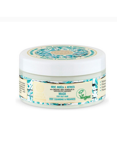 Mascarilla Oblepikha, cabello graso, 300ml - Natura Sibérica.