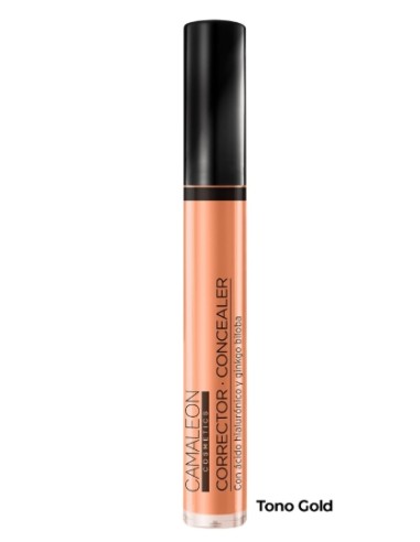 Corrector de Ojeras, Tono Gold - Camaleon Cosmetics.