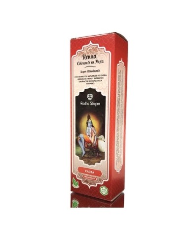 Henna en pasta, color Caoba - Radhe...