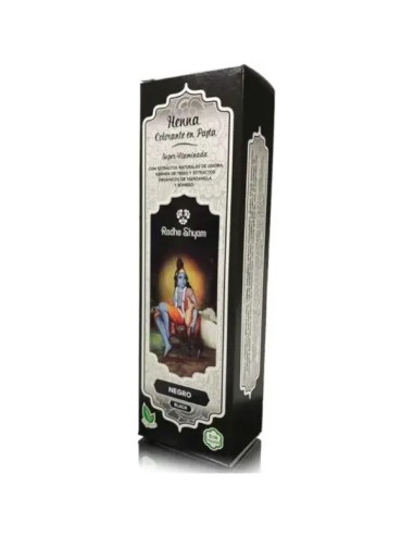 Henna en Pasta, Color Negro - Radhe...