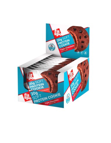 Galleta proteica, sabor Triple...