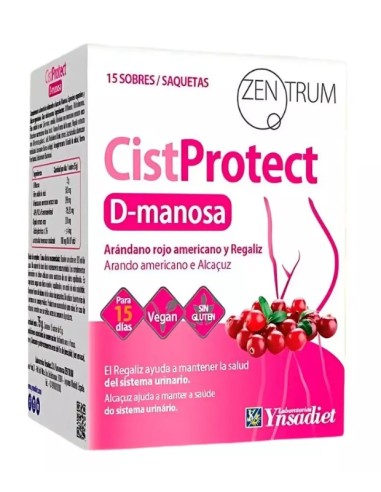 CistProtect, D-Manosa, 15 sobres - Ynsadiet