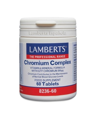 Cromo Complex, 60 tabletas - Lamberts