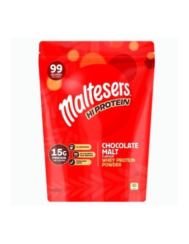 Proteína Whey, sabor Maltesers, 450 gramos.