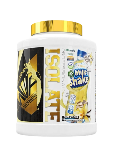 Proteína Isolate, sabor Vainilla Milk Shake, 2Kg - Iogenix.