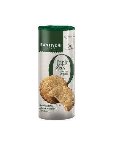 Galletas original, triple zero, 200 gramos - Santiveri.