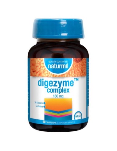 Digezyme Complex, 160 mg, 60 comprimidos - Naturmil.