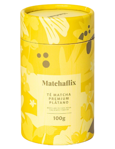 Matcha Plátano, 100 gramos - Matchaflix.