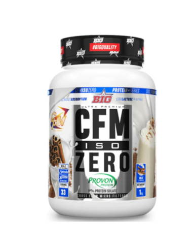 CFM ISO ZERO, sabor Milk and cinnamon, 1Kg - BIG.
