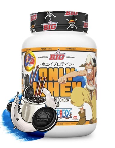 Proteína Only Whey, 1 Kg, One Piece, Cookies & Cream - BIG
