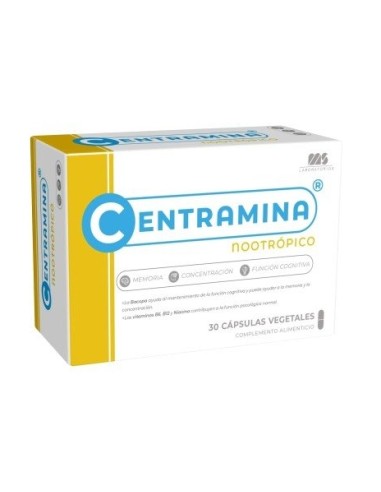 Centramina, Nootrópico, 30 cápsulas vegetales - Laboratorios MS.