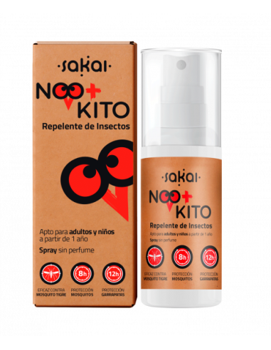 Spray repelente insectos, 100ml - Nookito Sakai.
