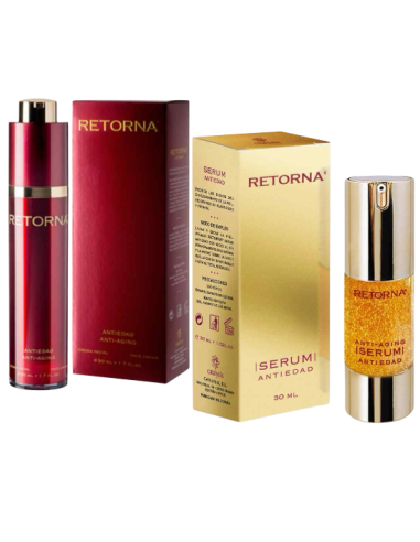 Retorna, Crema facial, 50ml +Sérum, 30 ml, Antiedad - Catalysis.