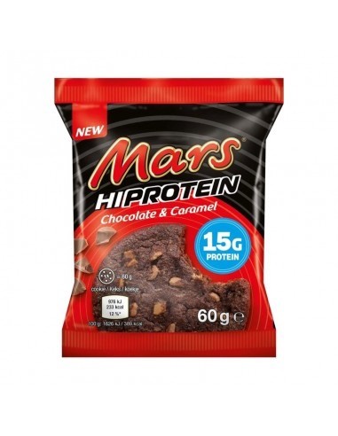 Galleta, Mars, chocolate caramelo, 60 gramos.