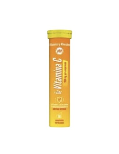 Vitamina C, 20 comprimidos efervescentes, 1000mg - Ynsadiet.
