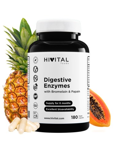 Enzimas Digestivas, con Bromelaína y...