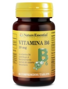 Vitamina B6, 10 mg, 60...