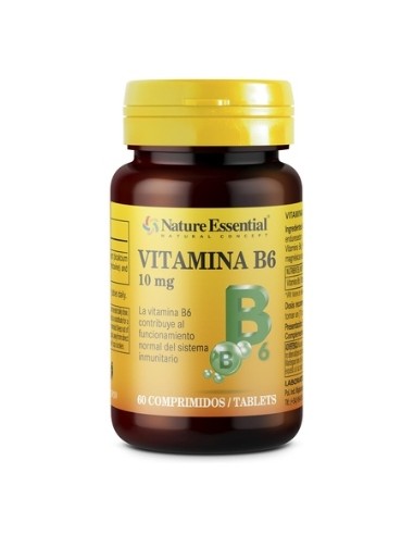 Vitamina B6, 10 mg, 60 comprimidos -...