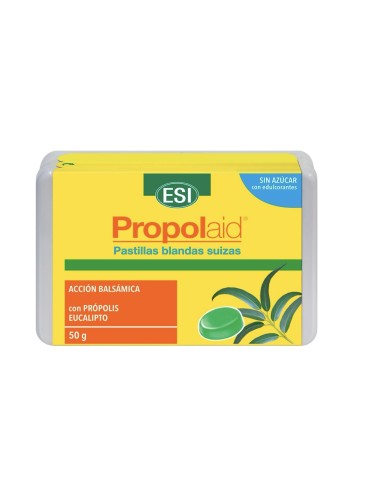 Pastillas blandas suizas, própolis y eucalipto, 50 gramos - ESI.