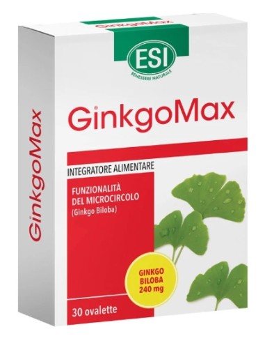 GinkgoMax, 30 tabletas - ESI.