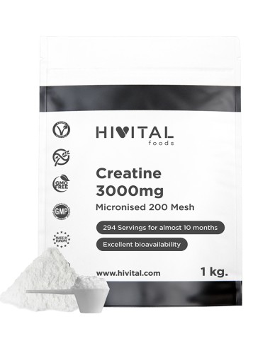 Creatina, 3000mg, Monohidratada, sin...