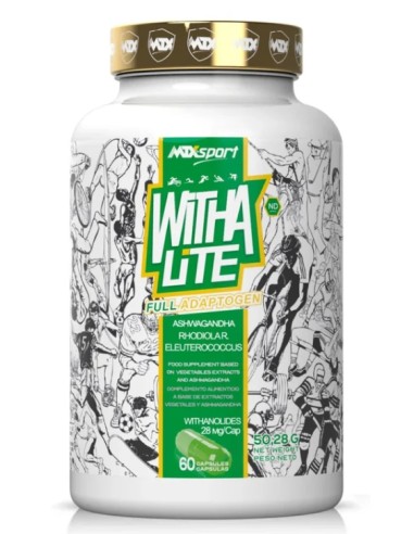 Whitelite, Ashwagandha, Full Adaptogen, 60 cápsulas - MTX
