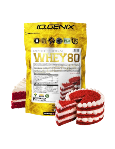 Proteína, Whey 80, sabor Red Velvet,...
