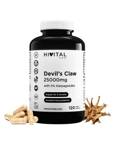 Harpagofito, 25000 mg, 120 cápsulas...