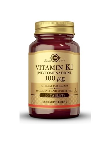 Vitamina K1, 100 microgramos, 100...