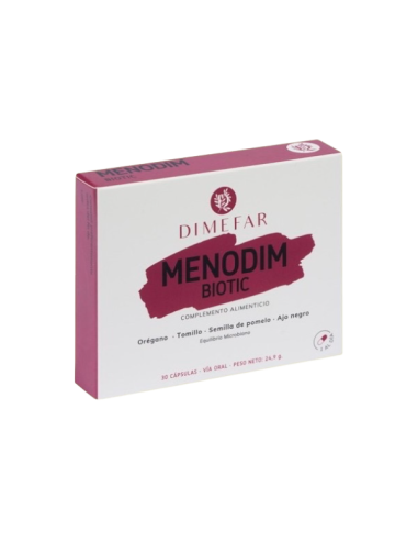 Menodin, Biotic, 30 cápsulas - Dimefar.