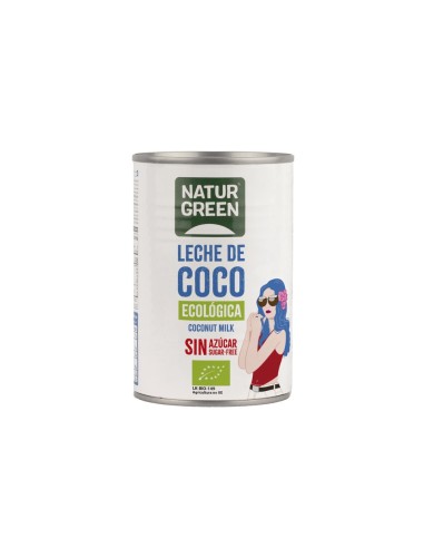 Leche de Coco, ECO, 200ml - NaturGreen.