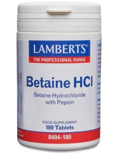 Betaina, HCI, 180 tabletas,