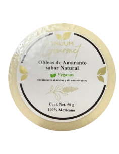 Obleas de amaranto, sabor...